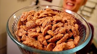 Candied Pecans  Easy Pecan Candy Recipe [upl. by Kelby]