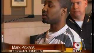 Triple murderer Mark Pickens sentenced to death [upl. by Ina]