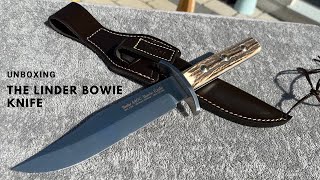 Unboxing The Linder Bowie Knife [upl. by Cappella]