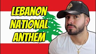 🇱🇧 Lebanon National Anthem  Alensheyd Alewteny Alelbenaney British REACTION [upl. by Tracee]