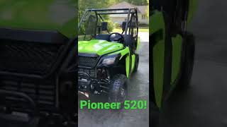 Brand new Honda Pioneer 520 in Krypton Green Review coming soon [upl. by Cannell990]