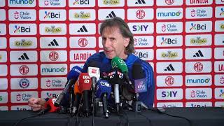 Conferencia de prensa Ricardo Gareca previo al partido ante Colombia [upl. by Backer]