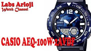 UNBOXING Casio Standard AEQ100W2AVDF Original [upl. by Hadleigh]