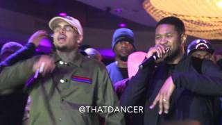 Chris Brown amp Usher Perform quotNew Flamequot in Miami [upl. by Rentsch]