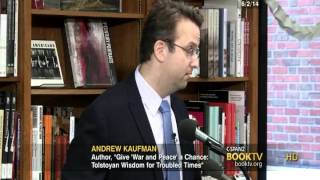 CSPANs Book TV Andrew D Kaufman on Tolstoys War and Peace [upl. by Idoux]