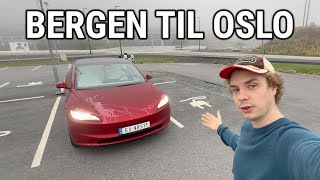 Over fjellet ingen lading med Tesla Model 3 Bakhjulsdrift [upl. by Rafaelita794]