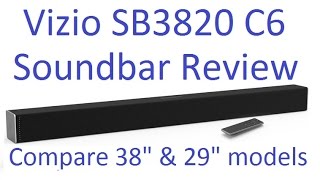 Vizio SB3820 C6 Soundbar Review [upl. by Fernande]