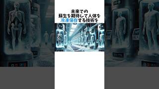 亡くなった人間を未来で復活させる！？ ライフハック トリビア あるある 雑学 豆知識 shorts クライオニクス [upl. by Anale525]