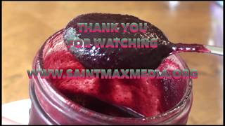 DIY Aronia Jam Recipe  Super Good And Super Easy [upl. by Navillus]