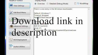 Easy bcd 21  Download link in description [upl. by Ibrek]