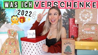 WAS ICH DIESES JAHR ZU WEIHNACHTEN VERSCHENKE 🎁 Weihnachtsgeschenke 2022  Cali Kessy [upl. by Yrtsed]