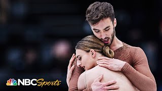 Papadakis and Cizeron take gold ahead of two American teams at Ice Dance Worlds  NBC Sports [upl. by Atined697]