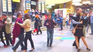 Tango flash mob Bratislava 2014  shooting 1 unofficial [upl. by Ettenawtna55]