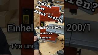 Die Einhell Bandsäge TCSB 2001 einhell einstellungen bandsaw bandsäge maschine säge SAW [upl. by Leavitt]