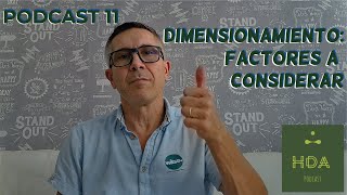 Dimensionamiento Factores a considerar 11 [upl. by Brandise]