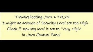 Some tips for troubleshooting the latest Java 17025 update for PC also released for Mac [upl. by Schlessinger]