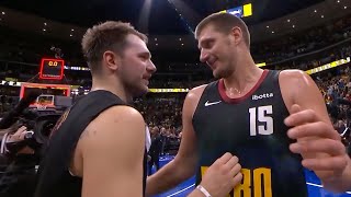 Luka Doncic amp Nikola Jokić Show Love After Nuggets vs Mavs 🤝 [upl. by Oderf595]