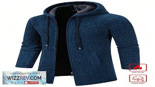 Manfinity Homme Men Drawstring Hooded Teddy Lined Cardigan SHEIN USA Review [upl. by Colin842]