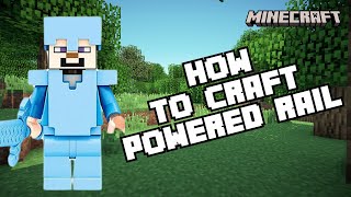 How to Craft Powered Rail on Minecraft 2024 [upl. by Eiramanitsirhc151]