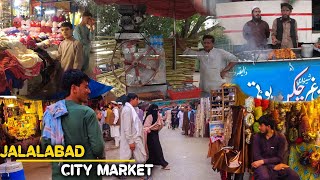 Jalalabad  Afghanistan  City Market  4K [upl. by Nauj140]