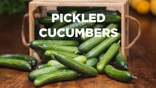 Our old family recipe for pickled cucumbers Sweet and sour And definitely crunchy [upl. by Neelyt]