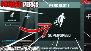 NEW Warzone 3 SPEED PERK Mod  Warzone FAST RUN Method [upl. by Calen]