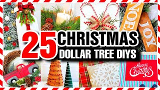 25 DOLLAR TREE DIY CHRISTMAS Decorations amp Ideas 🎄 [upl. by Anitnerolf607]