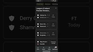 League of Ireland Primer Division Football Scores leagueoflreland [upl. by Eiramana]