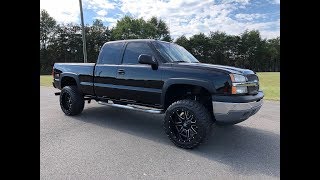 LIFTED 2005 CHEVROLET SILVERADO Z71 EXTENDED CAB 4x4 [upl. by Enasus]