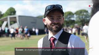 Ecosse  le championnat dEurope de cornemuse [upl. by Yenttihw360]