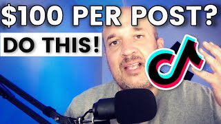 Learn How To Make Money on TikTok Per Post  100 Per Post Step By Step [upl. by Stclair]