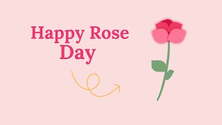 Happy Rose Day🌷 Created Rose Using HTML and CSS 🎯 [upl. by Eyatnod]