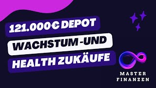 121000 € Depot  Neue Wachstumsaktien ergänzen die DividendenETFs [upl. by Naujyt]