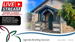 Agenda Briefing Session  19 June 2024 [upl. by Arondel]