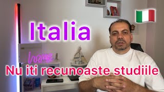 Diplomele din Romania nu sunt valabile in Italia [upl. by Navar]