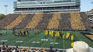 Iowa Hawkeyes football vs Washington Huskies Kinnick Entrance [upl. by Murray]