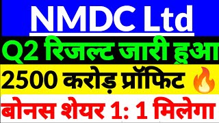 NMDC q2 resultNMDC share latest newsNMDC share news 2024 NMDC SHARE news [upl. by Leehar]