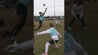 This might be the worst lateral since Jakobi Meyers vs the Raiders ☠️ flagfootball [upl. by Bega]