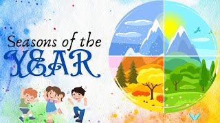 Seasons of the Year Song for kids  WiggleBerry  Kids Rhymes amp Songs [upl. by Cullan]