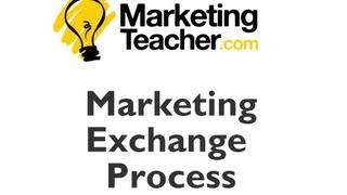 Marketing Exchange Process [upl. by Ellenrahc559]