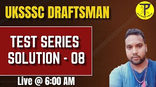 UKSSSC Draftsman Test Series Solution 08  By  Pramod Sir  Tech Pathshala [upl. by Ayekel336]