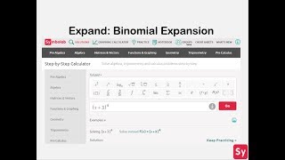 Expand Binomial Expansion [upl. by Unni]