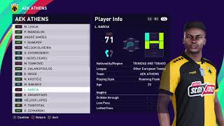 eFootball PES 2021 AEK ATHENS Base Copy [upl. by Hermione]