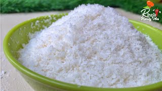 ഡെസിക്കേറ്റഡ് കോക്കനെട്ട് 🥥  DESICCATED COCONUT 🥥  HOW TO MAKE DESICCATED COCONUT  MALAYALAM [upl. by Sherwin]