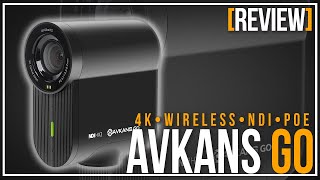 4K USB Wireless NDI POE Mini Streaming Camera  Avkans Go [upl. by Oinotna681]