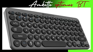 Amkette Optimus BT 4 in 1 Wireless Keyboard 24 GHz amp Bluetooth 50 Connectivity [upl. by Nauh895]