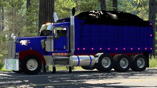 Kenworth W900  Dump Truck  40tons  Cat C16 Zeemods  American Truck Simulator [upl. by Leifer]