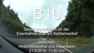 B10 quotAmpelquotKatharinenhof zwischen Hinterweidenthal und Hauenstein 2182016 [upl. by Nylekoorb940]