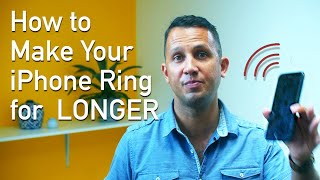 How to Make Your iPhone Ring for Longer [upl. by Elizabeth]