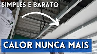 ISOPOR É BOM MESMO PARA ISOLAMENTO TÉRMICO EM CASA COM TELHADO COM FORRO DE GESSO [upl. by Ennasil]